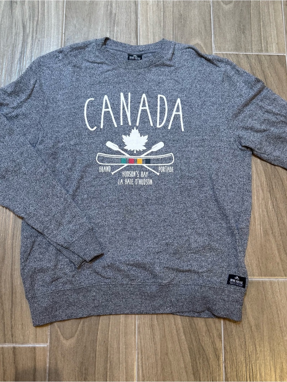 Canada Crewneck Sweater - Grey